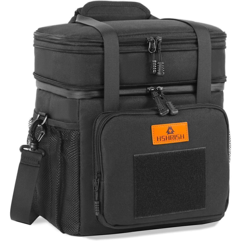 Tactical Lunch Box, Large Expandable Insulated Lunch Bag, Durable Waterproof